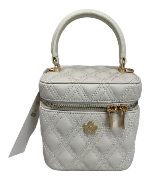 Lily Brown（リリーブラウン）Lily Brown (リリーブラウン) MARY QUANT (マリークヮント) Lily Brown MARY QUANT コスメポーチ ホワイト 未使用品の古着・服飾アイテム