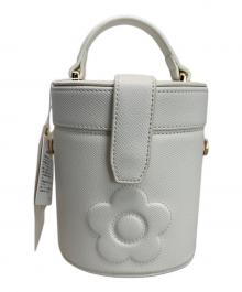 Lily Brown×MARY QUANT（リリーブラウン×マリークヮント）の古着「Lily Brown MARY QUANT コスメポーチ」｜ホワイト