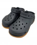 crocsクロックス）の古着「crocs 厚底サンダル」｜ブラック