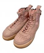 NIKEナイキ）の古着「NIKE AIR FORCE1 MID Coral Stardust スニーカー」｜ピンク