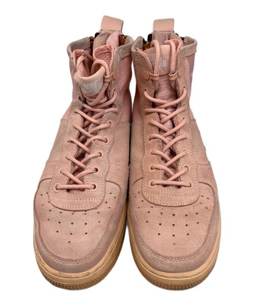 NIKE（ナイキ）NIKE (ナイキ) NIKE AIR FORCE1 MID Coral Stardust スニーカー ピンク サイズ:25cmの古着・服飾アイテム