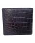 不明 (不明) クロコダイル 2つ折り財布 ブラック：5000円