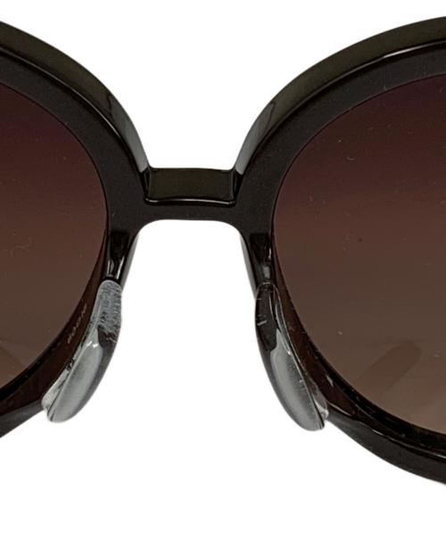 Chloe（クロエ）Chloe (クロエ) Chloe サングラス ブラウン×ゴールドの古着・服飾アイテム