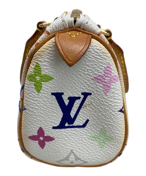 LOUIS VUITTON（ルイ ヴィトン）LOUIS VUITTON (ルイ ヴィトン) LOUIS VUITTON モノグラム・マルチカラー・スピーディ ハンドバッグ ホワイトの古着・服飾アイテム