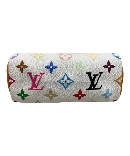 LOUIS VUITTON（ルイ ヴィトン）LOUIS VUITTON (ルイ ヴィトン) LOUIS VUITTON モノグラム・マルチカラー・スピーディ ハンドバッグ ホワイトの古着・服飾アイテム