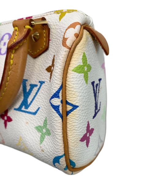 LOUIS VUITTON（ルイ ヴィトン）LOUIS VUITTON (ルイ ヴィトン) LOUIS VUITTON モノグラム・マルチカラー・スピーディ ハンドバッグ ホワイトの古着・服飾アイテム