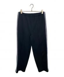 MONKEY TIME（モンキータイム）の古着「MONKEY TIME LACE TRACK PANTS」｜ブラック