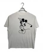 KINASHI CYCLE×DISNEYキナシサイクル×ディズニー）の古着「KINASHI CYCLE Disney 半袖カットソー」｜ホワイト