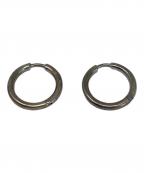 TOM WOODトムウッド）の古着「TOM WOOD Classic Hoop Medium ピアス」｜シルバー