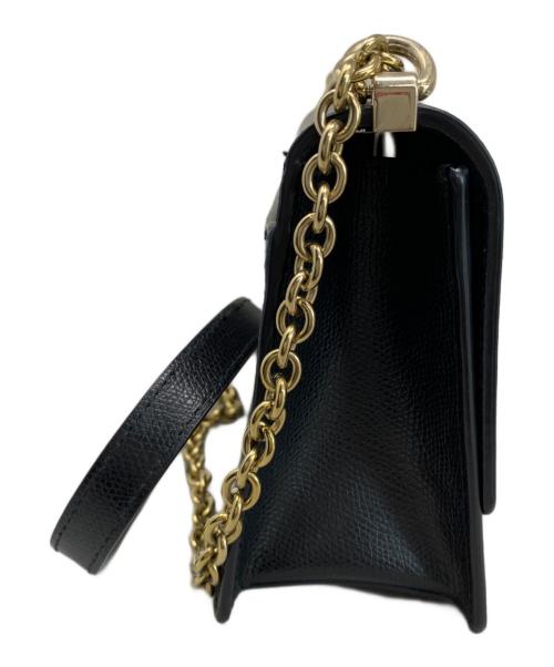 FURLA（フルラ）FURLA (フルラ) FURLA BAFKACO チェーンショルダーバッグ ブラックの古着・服飾アイテム