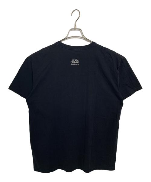 FRUIT OF THE LOOM（フルーツオブザルーム）FRUIT OF THE LOOM (フルーツオブザルーム) FRUIT OF THE LOOM ワンフォークロージング 半袖カットソー ブラック サイズ:XLの古着・服飾アイテム