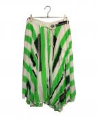 GROUND Yグラウンドワイ）の古着「GROUND Y サルエルパンツ」｜ホワイト×グリーン