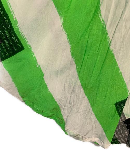 GROUND Y（グラウンドワイ）GROUND Y (グラウンドワイ) GROUND Y サルエルパンツ ホワイト×グリーン サイズ:3の古着・服飾アイテム