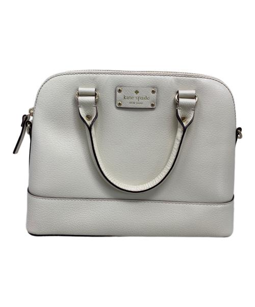 Kate Spade（ケイトスペード）Kate Spade (ケイトスペード) Kate Spade ハンドバッグ ホワイトの古着・服飾アイテム