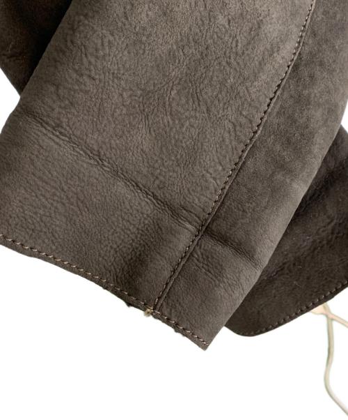 DOLCE & GABBANA（ドルチェ＆ガッバーナ）DOLCE & GABBANA (ドルチェ＆ガッバーナ) DOLCE & GABBANA スウェードジャケット ブラック サイズ:36の古着・服飾アイテム