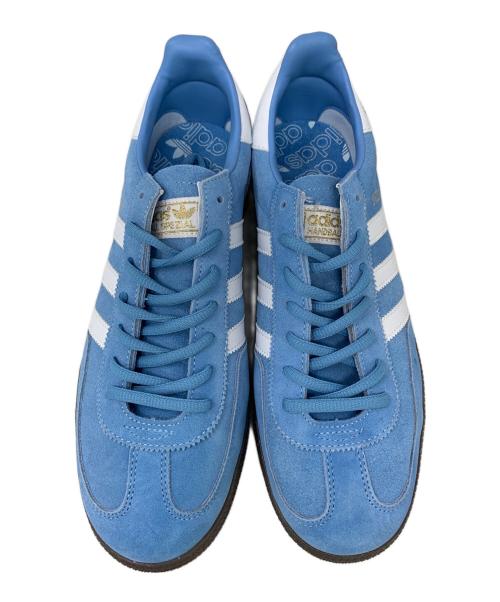 adidas（アディダス）adidas (アディダス) adidas HANDBALL SPEZIAL ローカットスニーカー ホワイト×スカイブルー サイズ:27.5cmの古着・服飾アイテム