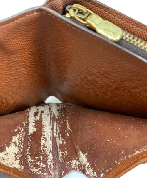 LOUIS VUITTON（ルイ ヴィトン）LOUIS VUITTON (ルイ ヴィトン) LOUIS VUITTON モノグラム コンパクトジップ 2つ折り財布 ブラウンの古着・服飾アイテム