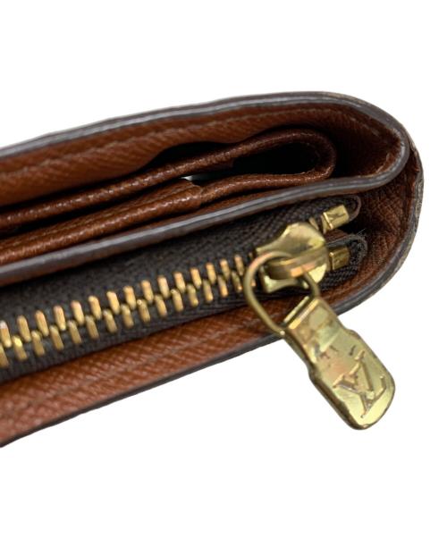 LOUIS VUITTON（ルイ ヴィトン）LOUIS VUITTON (ルイ ヴィトン) LOUIS VUITTON モノグラム コンパクトジップ 2つ折り財布 ブラウンの古着・服飾アイテム