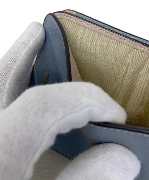 FURLA（フルラ）FURLA (フルラ) 2つ折り財布 スカイブルーの古着・服飾アイテム