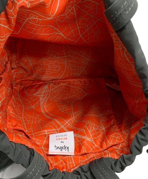 Kipling（キプリング）Kipling (キプリング) BEAMS (ビームス) Kipling BEAMS エグジア ミックスブロック 2WAYショルダーバッグ オリーブの古着・服飾アイテム