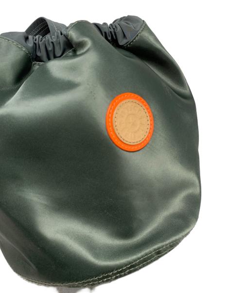 Kipling（キプリング）Kipling (キプリング) BEAMS (ビームス) Kipling BEAMS エグジア ミックスブロック 2WAYショルダーバッグ オリーブの古着・服飾アイテム