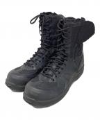 asicsアシックス）の古着「レースアップブーツ（安全靴）」｜ブラック