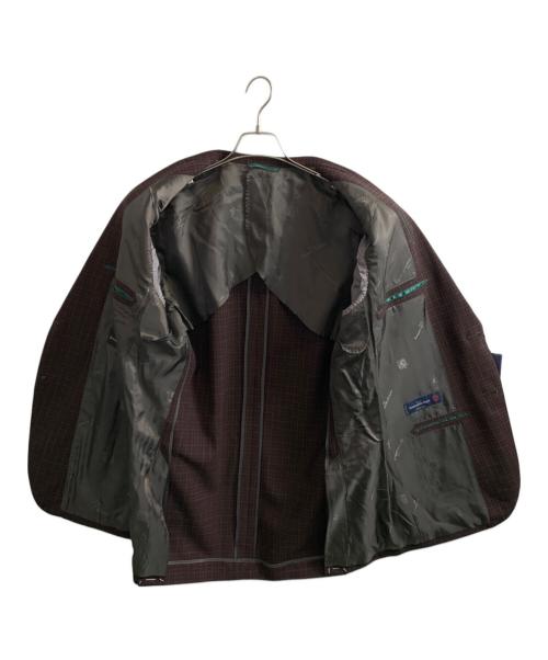 ERMENEGILDO ZEGNA（エルメネジルド・ゼニア）Ermenegildo Zegna (エルメネジルド・ゼニア) Ermenegildo Zegna テーラードジャケット ボルドー サイズ:-の古着・服飾アイテム