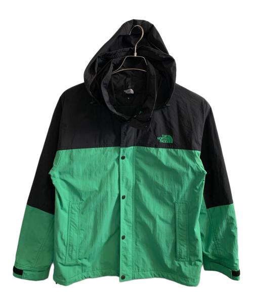 THE NORTH FACE（ザ ノース フェイス）THE NORTH FACE (ザ ノース フェイス) THE NORTH FACE ハイドレナウィンドジャケット グリーン×ブラック サイズ:Lの古着・服飾アイテム