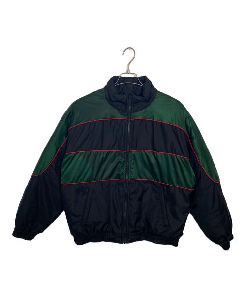 SUPREME（シュプリーム）Supreme (シュプリーム) Supreme Sports Piping Puffy Jacket グリーン×ブラック サイズ:Sの古着・服飾アイテム