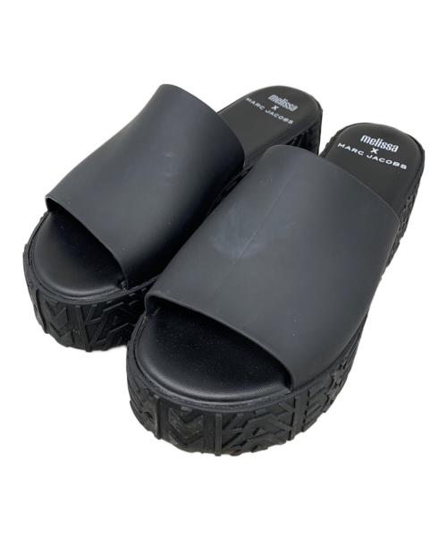 melissa（メリッサ）melissa (メリッサ) MARC JACOBS (マークジェイコブス) melissa MARC JACOBS プラットフォームサンダル ブラック サイズ:24cmの古着・服飾アイテム