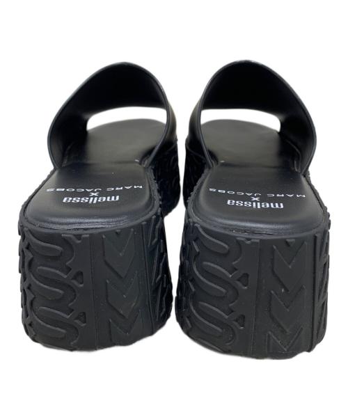melissa（メリッサ）melissa (メリッサ) MARC JACOBS (マークジェイコブス) melissa MARC JACOBS プラットフォームサンダル ブラック サイズ:24cmの古着・服飾アイテム