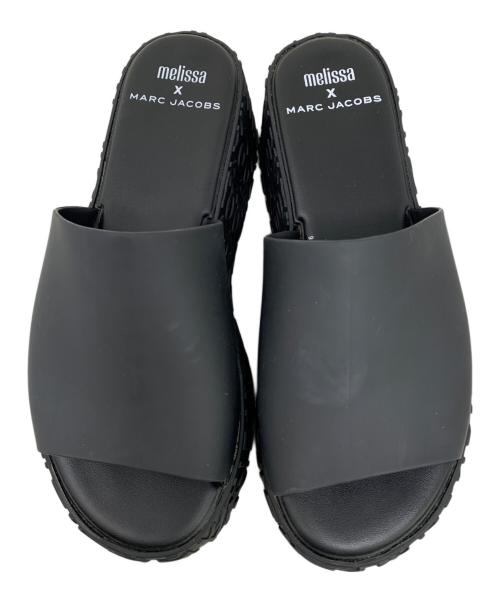 melissa（メリッサ）melissa (メリッサ) MARC JACOBS (マークジェイコブス) melissa MARC JACOBS プラットフォームサンダル ブラック サイズ:24cmの古着・服飾アイテム
