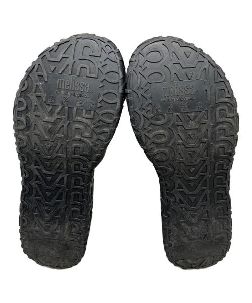 melissa（メリッサ）melissa (メリッサ) MARC JACOBS (マークジェイコブス) melissa MARC JACOBS プラットフォームサンダル ブラック サイズ:24cmの古着・服飾アイテム