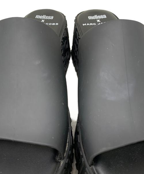 melissa（メリッサ）melissa (メリッサ) MARC JACOBS (マークジェイコブス) melissa MARC JACOBS プラットフォームサンダル ブラック サイズ:24cmの古着・服飾アイテム