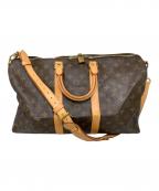 LOUIS VUITTONルイ ヴィトン）の古着「LOUIS VUITTON モノグラム キーポル・バンドリエール45 トラベルバッグ」｜ブラウン