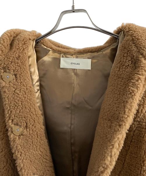 CYCLAS（シクラス）CYCLAS (シクラス) CYCLAS ボアジャケット ブラウン サイズ:36の古着・服飾アイテム