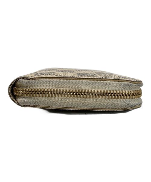 LOUIS VUITTON（ルイ ヴィトン）LOUIS VUITTON (ルイ ヴィトン) ラウンドファスナー財布 ホワイト×ブルーの古着・服飾アイテム