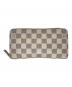 LOUIS VUITTON（ルイ ヴィトン）の古着「ラウンドファスナー財布」｜ホワイト×ブルー