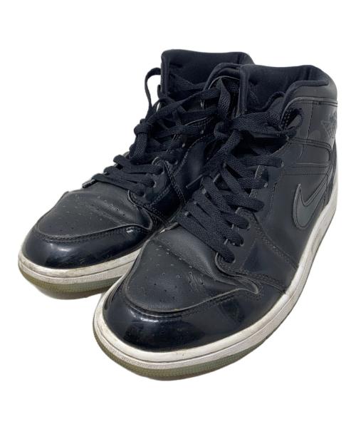 NIKE（ナイキ）NIKE (ナイキ) NIKE AIR JORDAN1 ハイカットスニーカー ブラック サイズ:28.5cmの古着・服飾アイテム