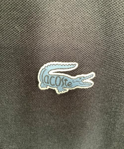 LACOSTE（ラコステ）LACOSTE (ラコステ) ヘリテージワニロゴポロシャツ ブラック サイズ:Mの古着・服飾アイテム