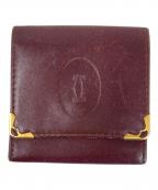 Cartierカルティエ）の古着「コインケース」｜ボルドー