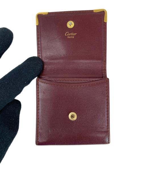 Cartier（カルティエ）Cartier (カルティエ) コインケース ボルドーの古着・服飾アイテム