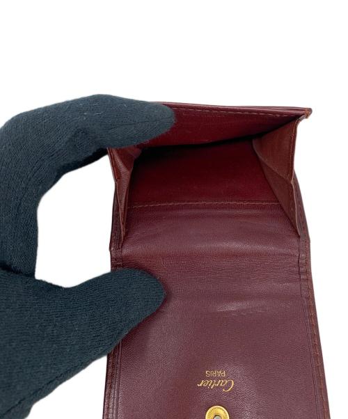 Cartier（カルティエ）Cartier (カルティエ) コインケース ボルドーの古着・服飾アイテム