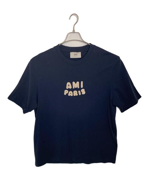 AMI Alexandre Mattiussi（アミアレクサンドルマテュッシ）AMI Alexandre Mattiussi (アミアレクサンドルマテュッシ) 半袖カットソー ブラック サイズ:XSの古着・服飾アイテム