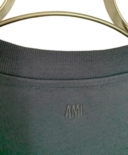 AMI Alexandre Mattiussi（アミアレクサンドルマテュッシ）AMI Alexandre Mattiussi (アミアレクサンドルマテュッシ) 半袖カットソー ブラック サイズ:XSの古着・服飾アイテム