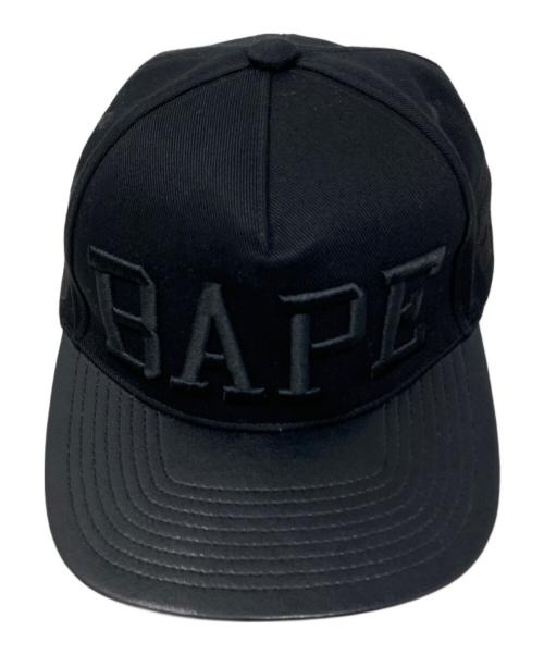 A BATHING APE（ア ベイシング エイプ）A BATHING APE (ア ベイシング エイプ) A BATHING APE キャップ ブラックの古着・服飾アイテム