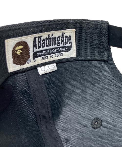 A BATHING APE（ア ベイシング エイプ）A BATHING APE (ア ベイシング エイプ) A BATHING APE キャップ ブラックの古着・服飾アイテム