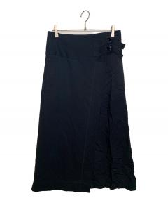 中古・古着通販】sacai (サカイ) プリーツスカート ネイビー サイズ:1