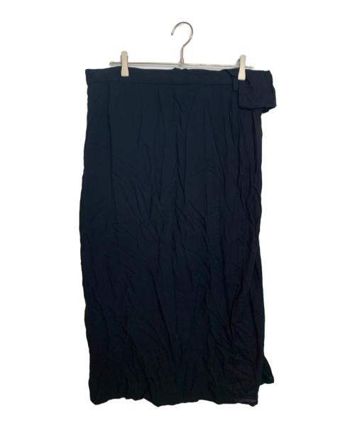 Y's（ワイズ）Y's (ワイズ) Y's DOUBLE BELTED SKIRT ブラック サイズ:1の古着・服飾アイテム