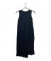 Y's（ワイズ）の古着「Y's ノースリーブワンピース」｜ブラック